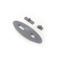 00SP078000G Beetle Plate Grey Keys Euro